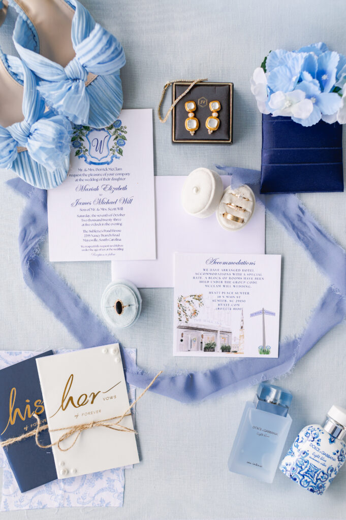Traditional Costal details for an east coast coastal wedding